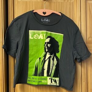 Marvel Loki Graphic Tee - Gray and Green